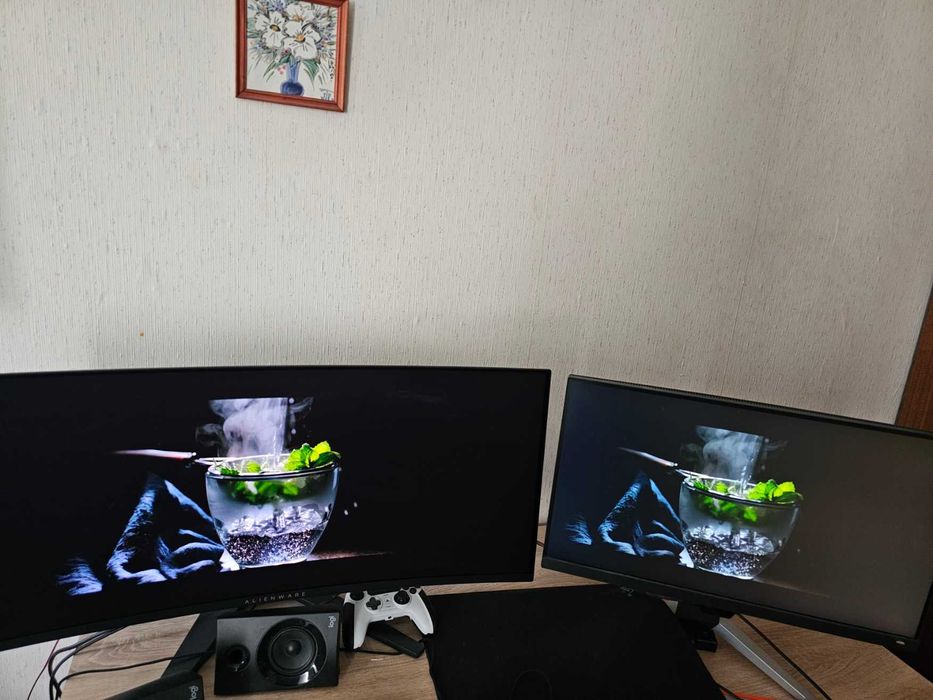 Гаранционно подменен DELL Alienware 34 inch Curved QD-OLED Gaming монитор - AW3423DWF