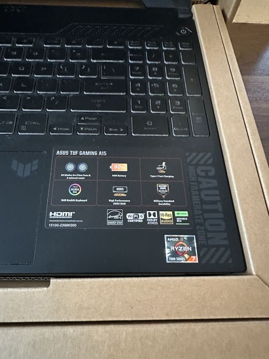 vand leptop asus tuf gaming a15