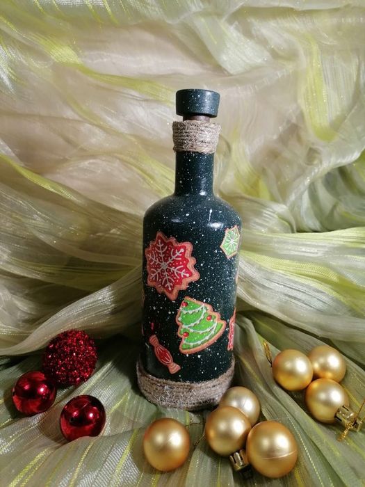 Декоративные бутылки ручной работы