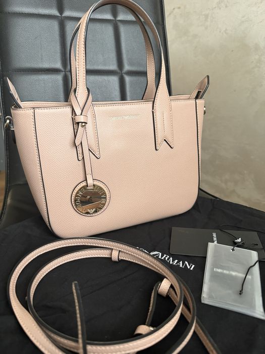 Чанта Emporio Armani Сафиано кожа