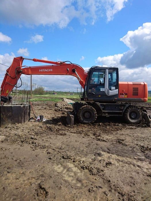 Se vinde Excavator Hitachi ZaXis 170W si Mini-excavator KATO 3,5t
