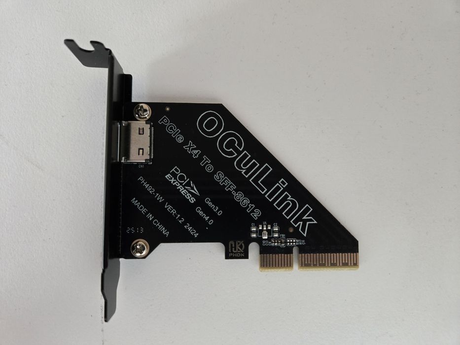Oculink e-gpu гнездо за външна видео карта