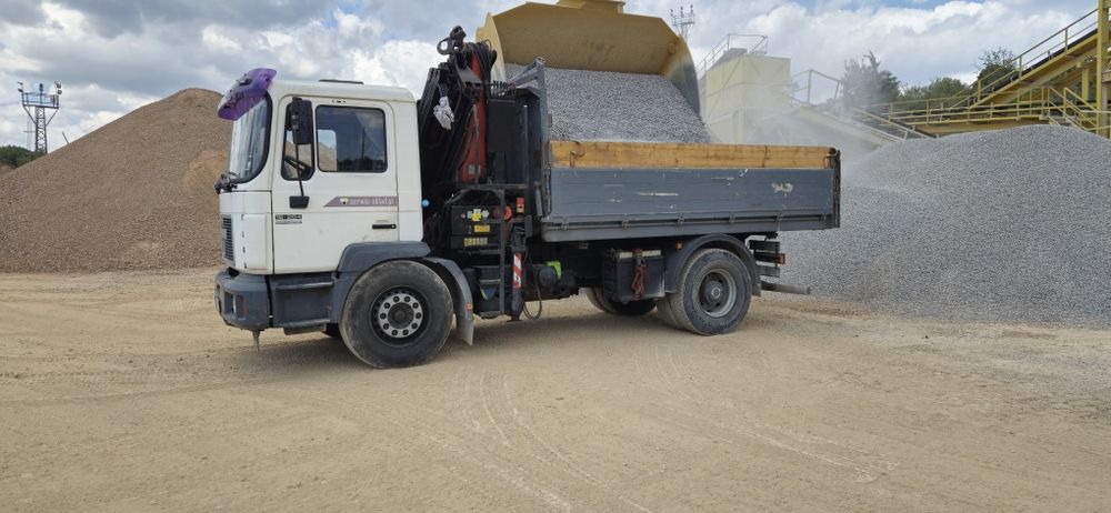 Транспортни услуги с кран и самосвал извозване на боклук