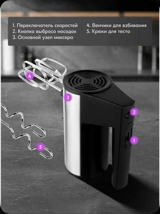 Qo'l mikseri, Oshxona mikseri - Миксер BOSCH BS, ручной