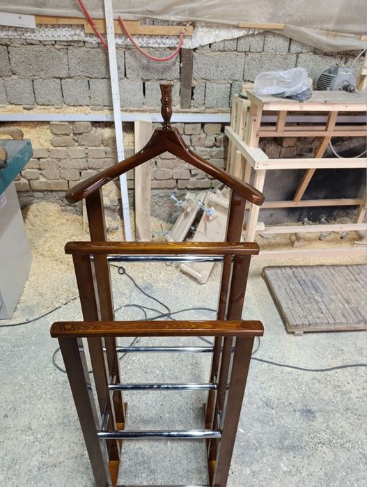 Вешалка для одежды сенйор Вешалка для костюм брюк вишилка напольная