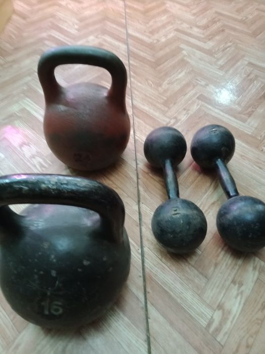 Гири и гантели советские