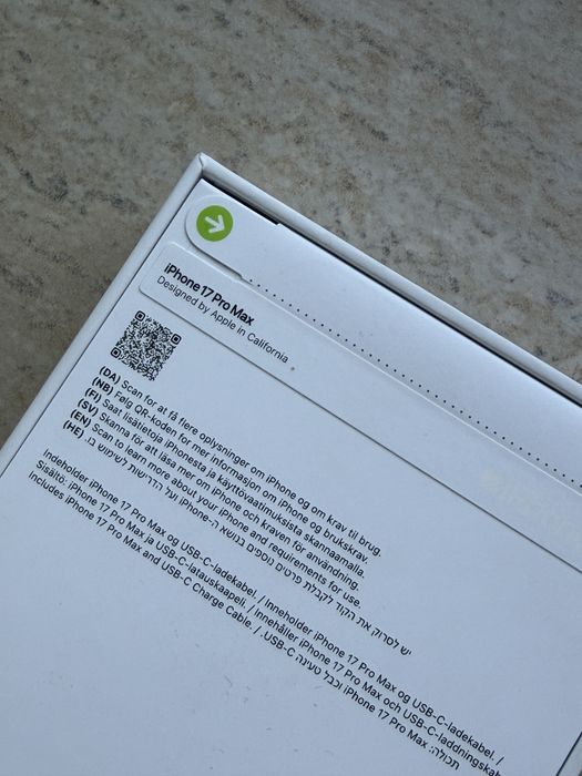 Nou iPhone 17 Pro Max Silver 256 GB Sigilat / Sim Fizic Garanție