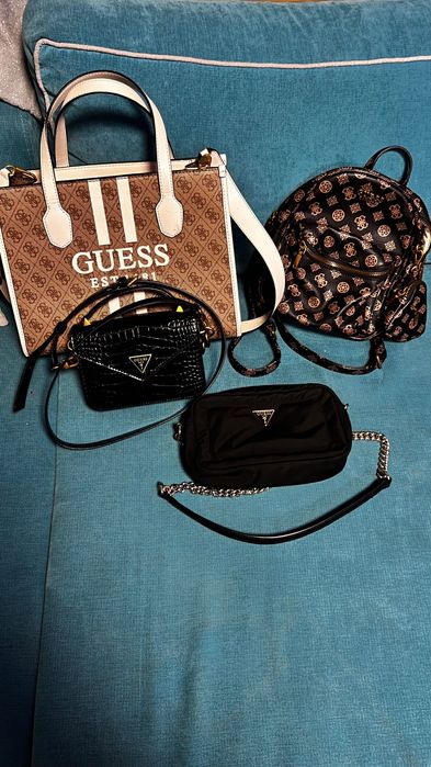 Черна оригинална чанта guess