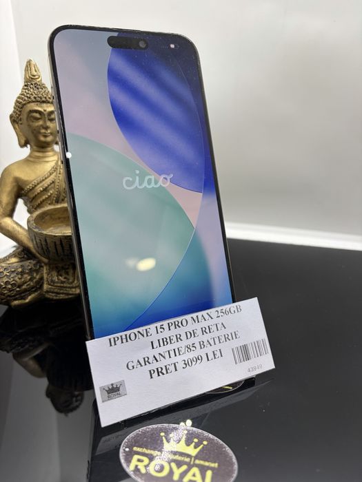 Amanet Royal: Iphone 15 ProMax /256gb/85 baterie