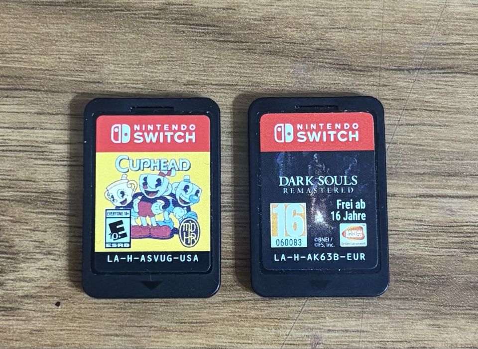 Cuphead с dlc, dark souls nintendo switch