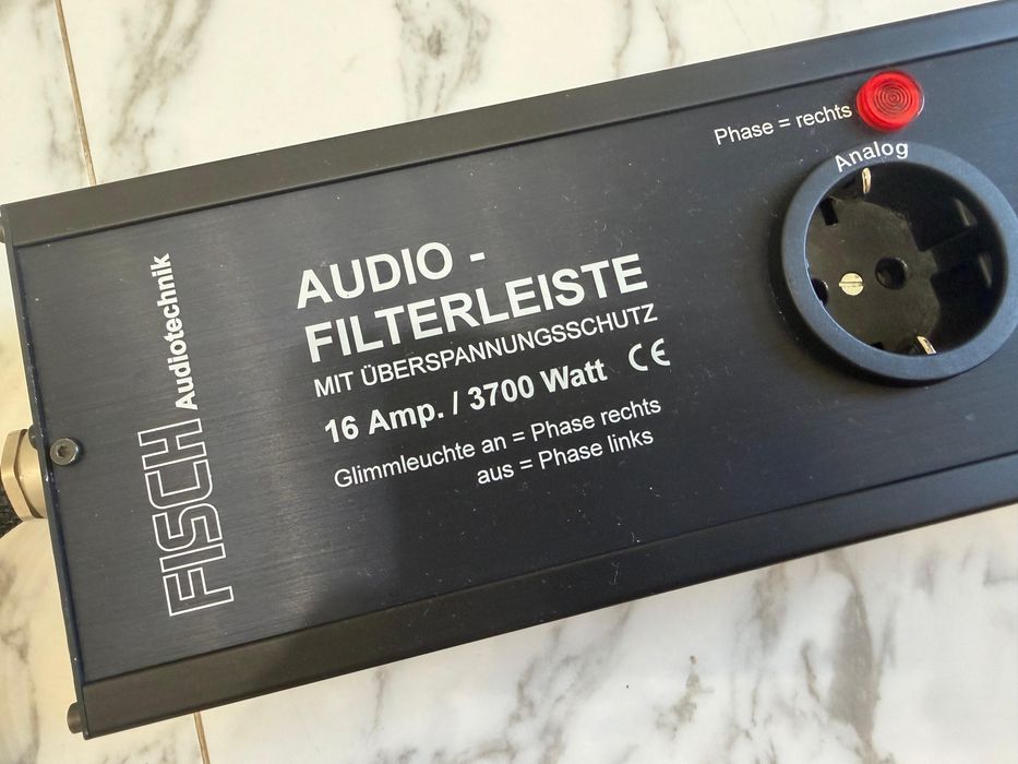 Filtru audio Fisch Audiotechnik high end hifi AC Germany priza