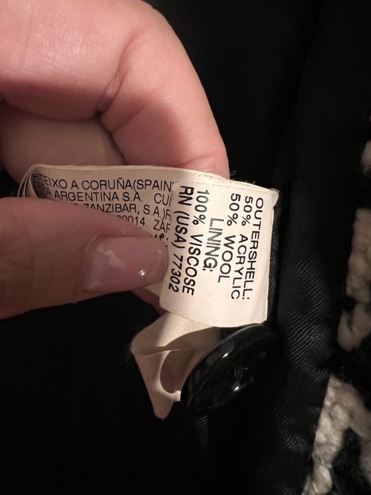 Palton zara cu lana, masura 38