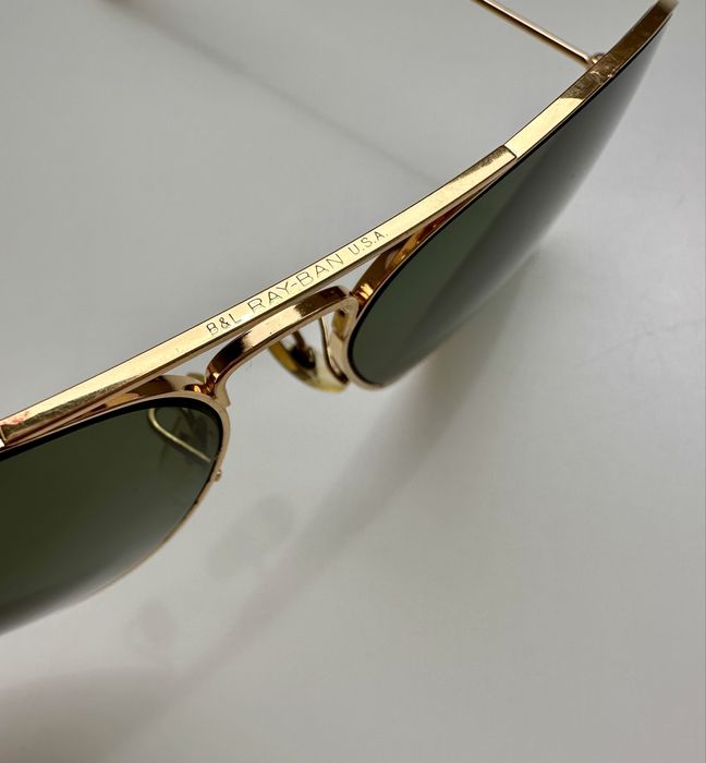 Ray Ban B&L Aviator USA 58-14 G15 винтидж оригинал