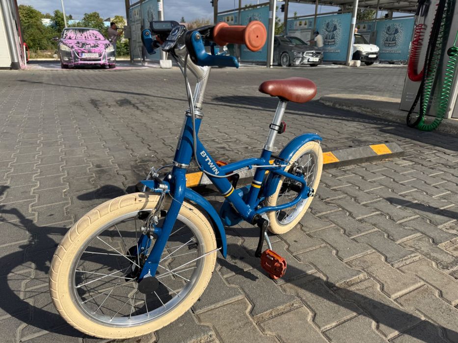 Bicicletă City 900 16'' albastru copii Aluminium