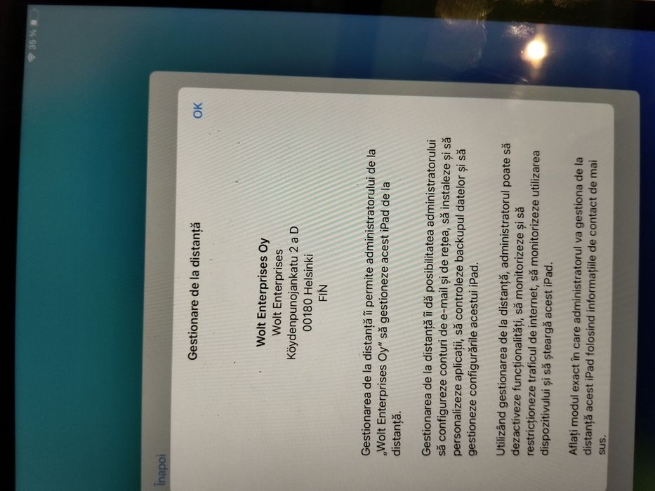 Tableta iPad generația a 8 a