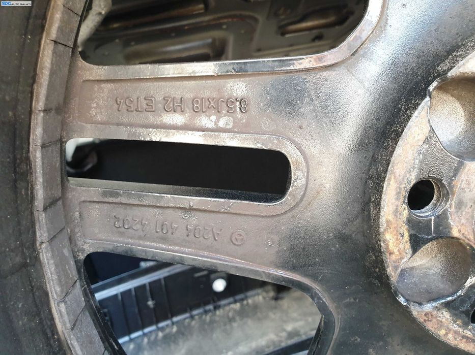 Set 4 Jante Aliaj 255 35 18 R18 si 225 40 18 R18 AMG Mercedes Clasa C Class W204 2007 - 2014 [Q0074]