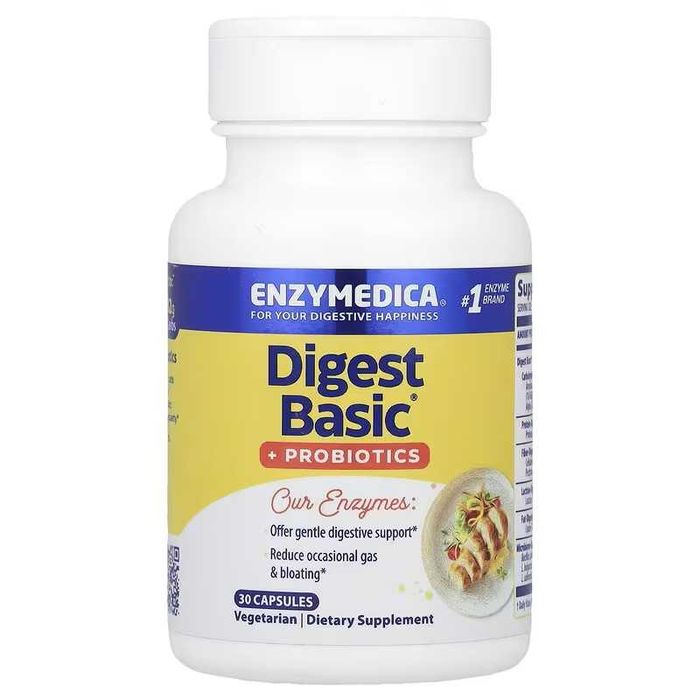Enzymedica Digest Basic + Probiotics добавка для пищеварения с пробиот