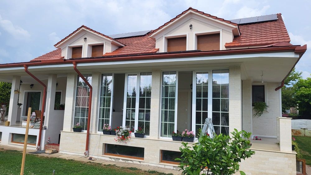 Jgheaburi și burlane cărămiziu