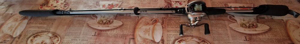 Combo Baitcasting Caperlan WXM (Lansetă + Mulinetă) + Husă - Stare impecabilă