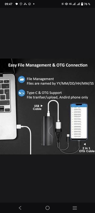 Диктофон 16 кунгача ёзадиган.64 гб юотир Diktofon