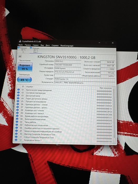 Ссд м2 kingston nv3 1tb
