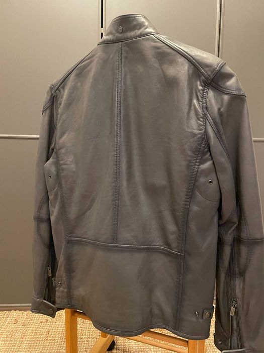 Geaca / Jacheta piele Massimo Dutti (Marime M)