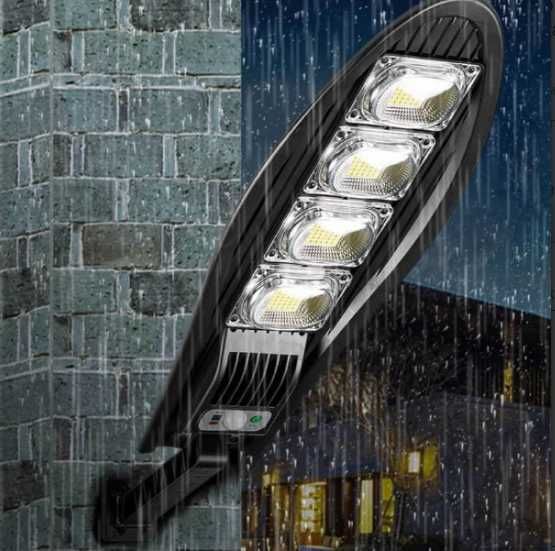 Улична соларна лампа W779B 80W три режима на светене дистанционно