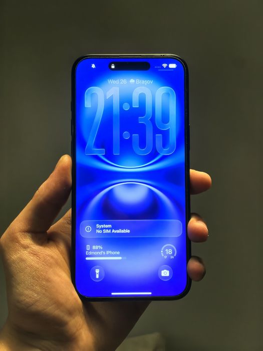 iPhone 16 Plus 100% baterie, la cutie + husă originală Apple