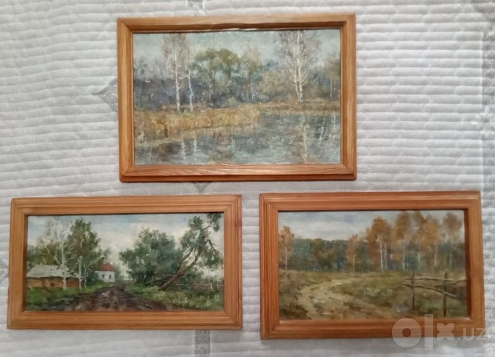 Пейзажи Хайрулина М.Р. холст масло.