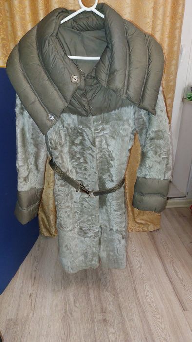 Шуба натуральная коза