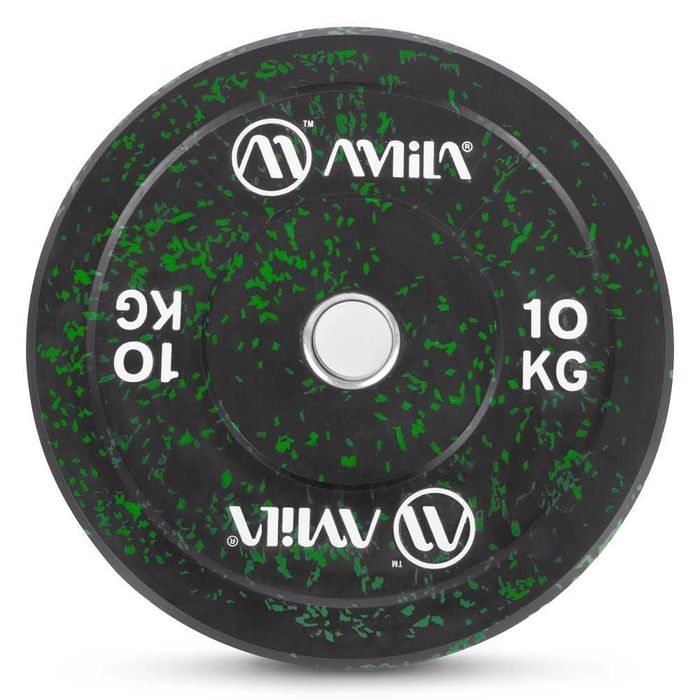 Олимпийски Дискове Сет 150 кг, Тежести 5 - 25 кг Training Bumper AMILA