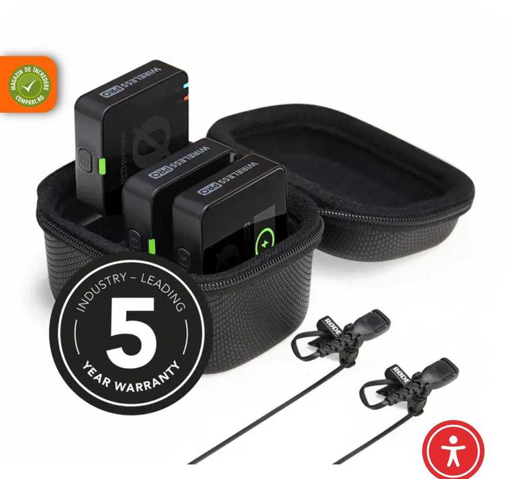 Rode Wireless Pro 2 Sistem Microfon Wireless Dual + accesorii