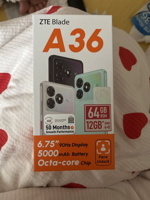 Продам новый телефон!ZTE А36