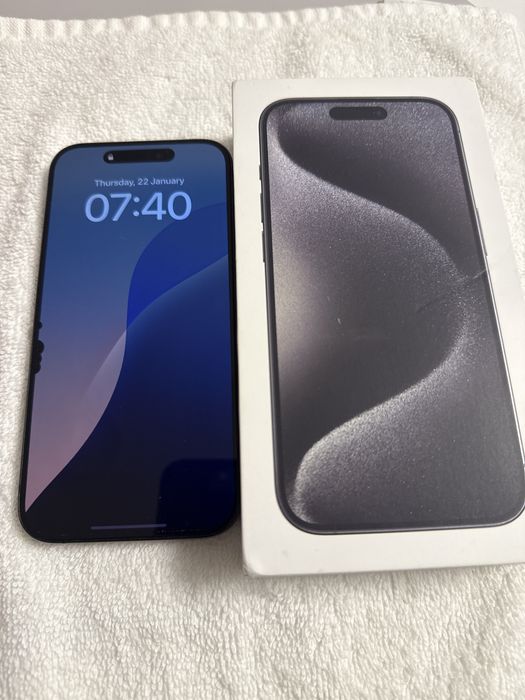 Iphone 15 pro,black titanium, 512 gb