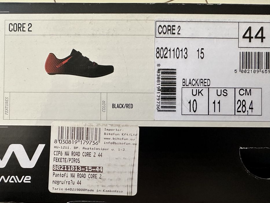 Pantofi Mtb Northwave Core 2 Black/Red