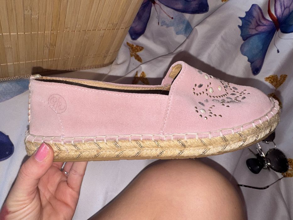 Balerini piele intoarsa, marime 40