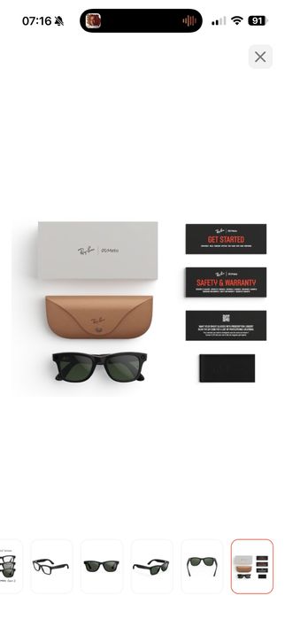 Смарт-очки Ray-Ban Meta Wayfarer Gen 2