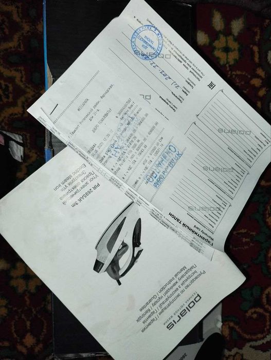 Polaris утюг состояние отличное