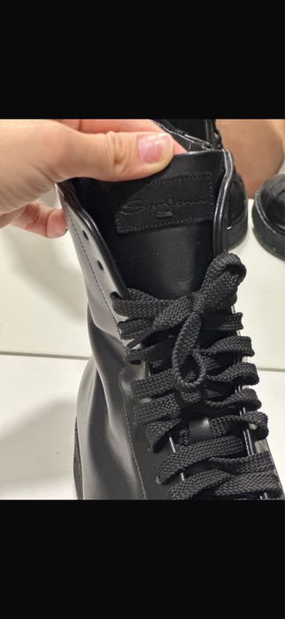 Зимние ботинки Santoni