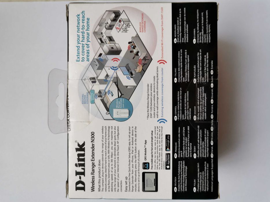 Мрежови адаптер/разширител на обхват/range extender D-Link DAP-1320