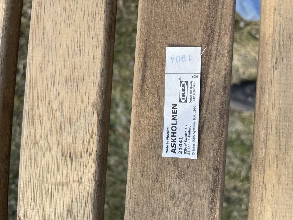 Раскладной стол и стулья