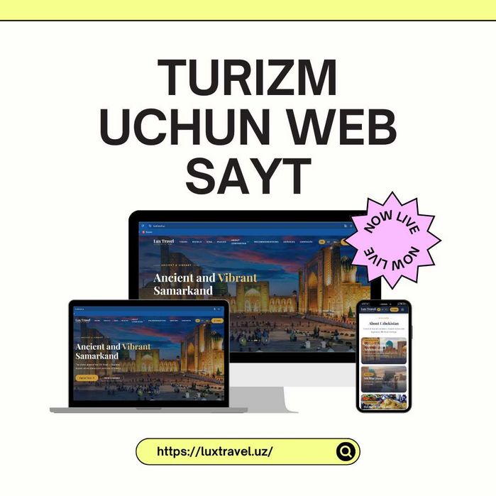 Разработка веб-сайтов / web-sayt yaratish/ telegram bot / mobil ilova