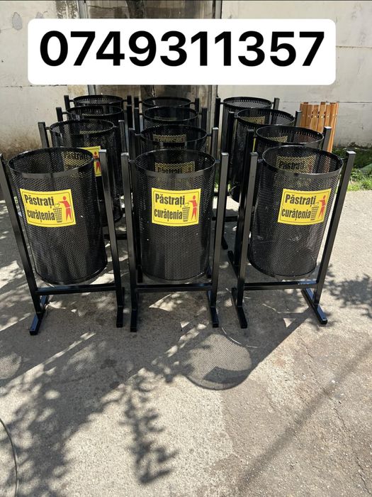 Cos de gunoi cu scrumiera