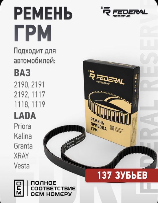 Ремень ГРМ на ваз