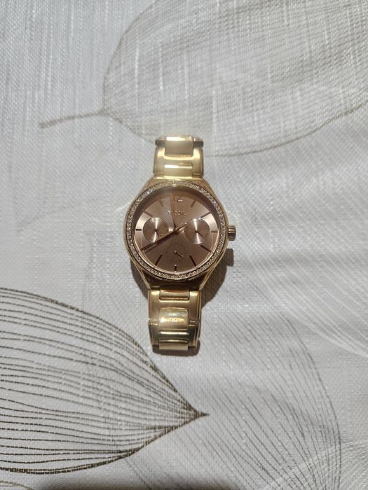 Fossil часовник - розово злато