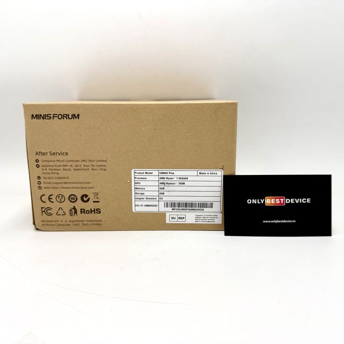 Mini PC Minis Forum UM880 Plus AMD Ryzen 7 8845HS