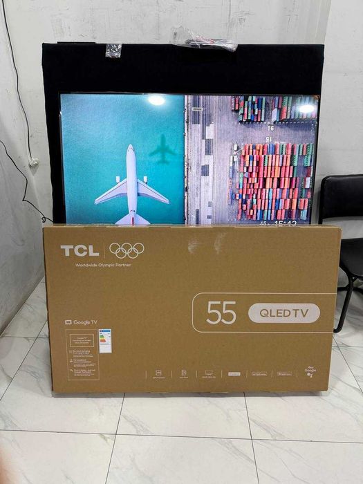 Телевизор TCL 55 QLED 4K Google TV гарантия, установка есть + доставка