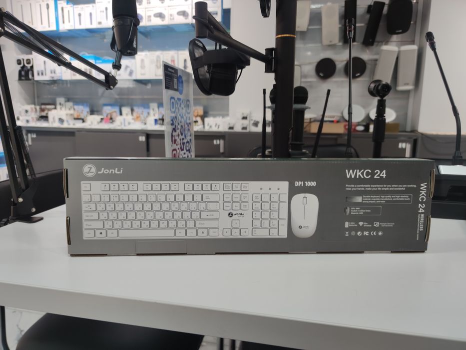 JonLi WKC 24 БЕСПРОВОДНАЯ
комбинация клавиатуры и мыши
