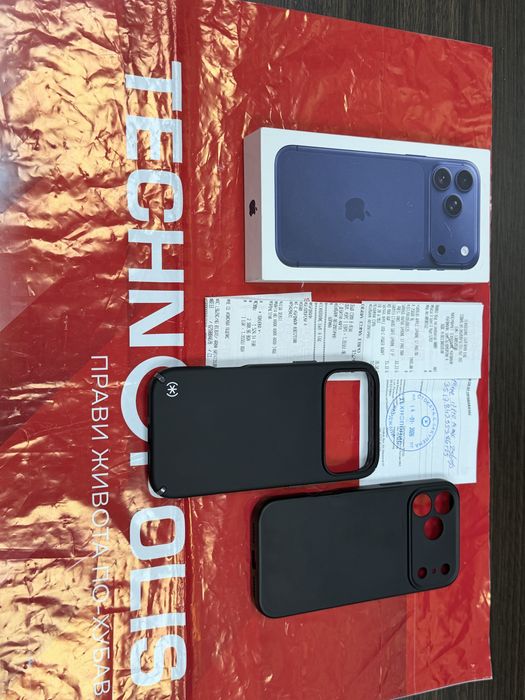 256GB iPhone 17 Pro Max Technopolis Гаранция 2029г. Blue / Син