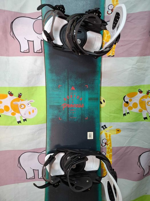 Placa snowboard Burton 162 cm wide cu legaturi noi incluse